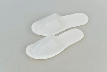 Тапочки с открытым носком 1 пара - Малиновые 00751 фото