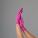 Перчатки нитриловые розовые Polix PRO&MED 100шт./уп. - S 00499 фото 3