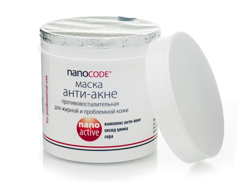 Маска для лица АНТИ-АКНЕ противовоспалительная для жирной и проблемной кожи NANOCODE 250 мл 00003 фото