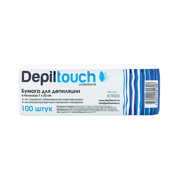 Папір для депіляції DepilTouch 100 шт